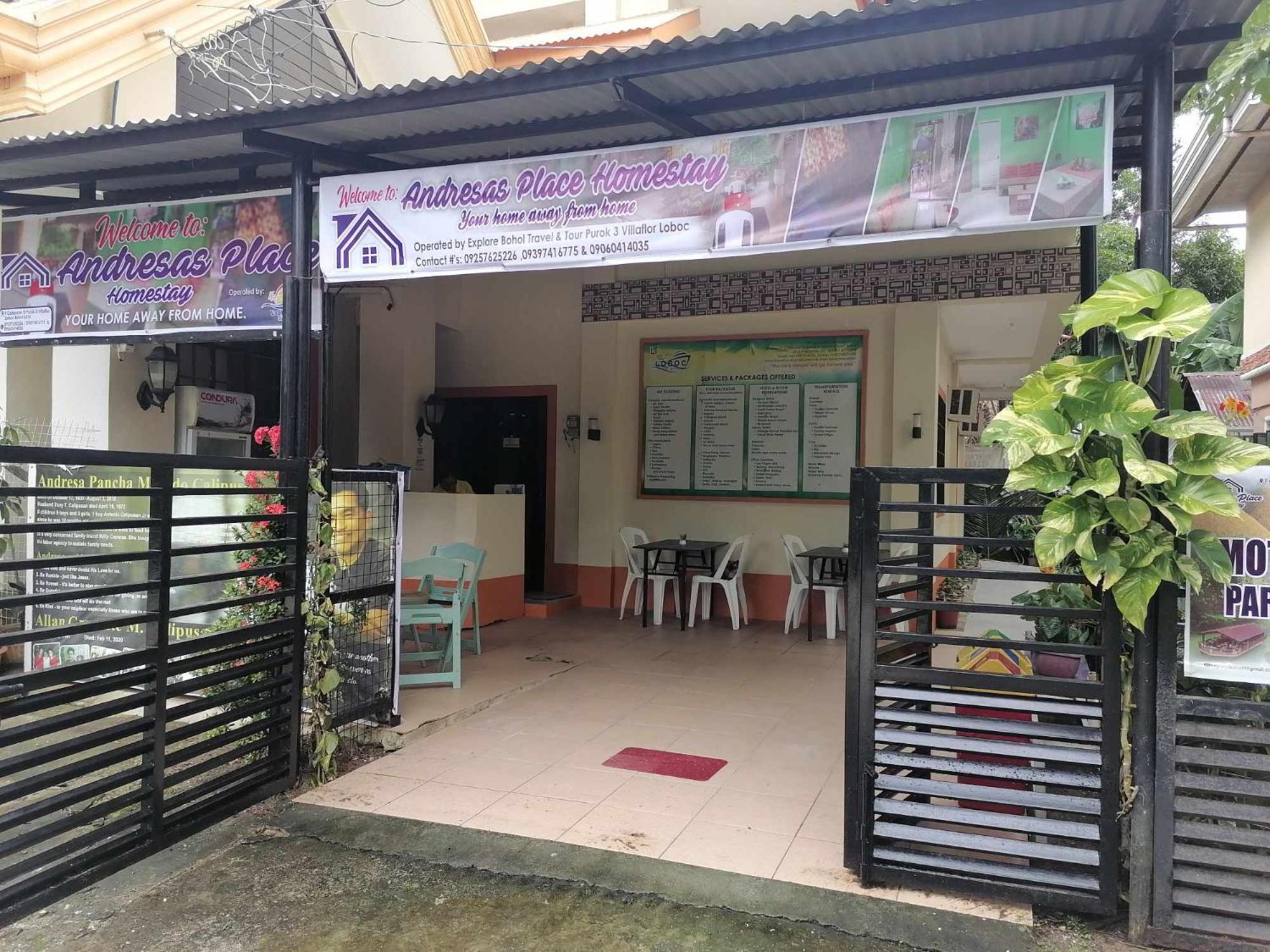 Andresas Homestay Loboc Esterno foto